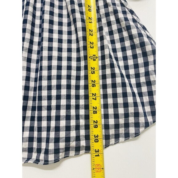 Lovers + Friends Get Lost Gingham Off Shoulder Mini Picnic Dress Womens Medium - Picture 11 of 16